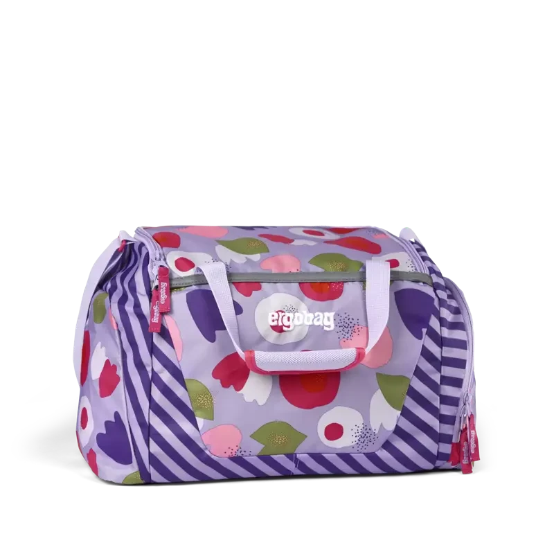 Lightweight nylon gym bags with a ventilation system for daily workoutsErgobag Dufflebag Flower PowBear