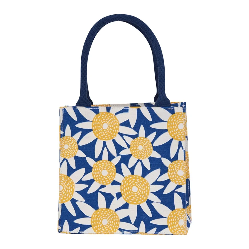 Straw Sunflower Yellow Reusable Itsy Bitsy Gift Bag