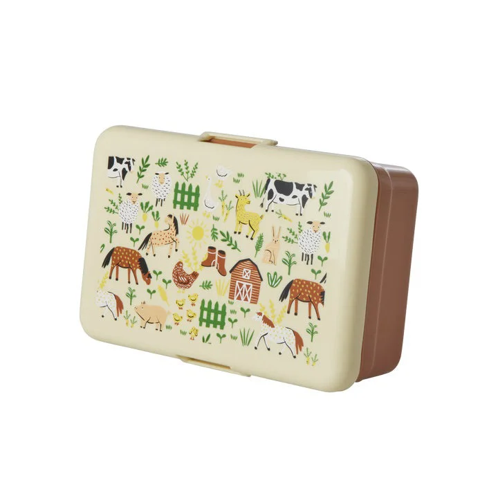 Lunch bags with a ventilation system to keep food freshRice DK Lunchbox - Farm Print - Large