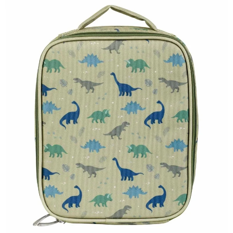 Waterproof nylon lunch bags with a thermal layer for outdoor picnicsA Little Lovely Company Cool Bag: Dinosaurs