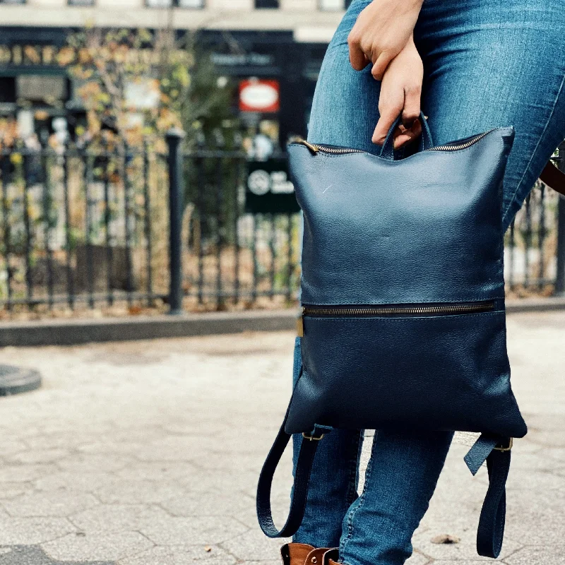 Minimalist laptop bag with a sleek design for modern professionalsTINISH BACKPACK: Blue Black