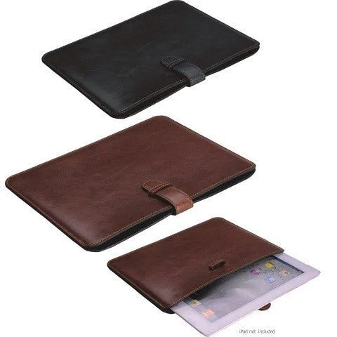 Canvas laptop bag with a detachable shoulder strap for versatilityAdpel Vitello Leather iPad Sleeve