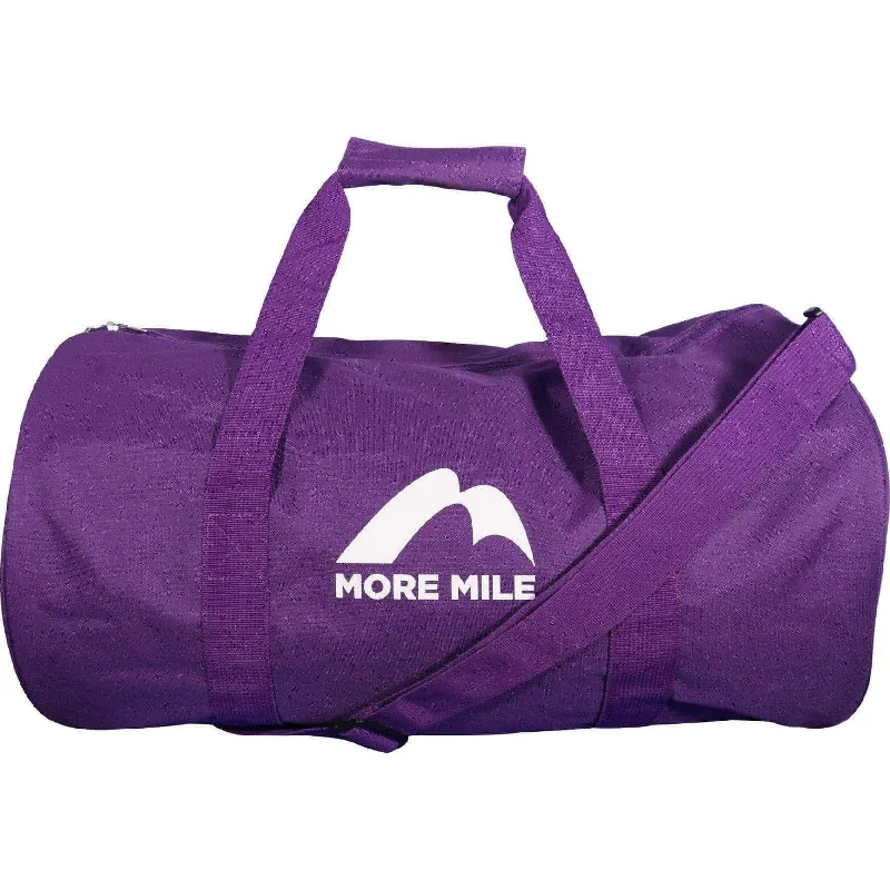 Large-capacity waterproof gym bags with multiple compartments for professional athletesMore Mile Barrel Holdall - Purple