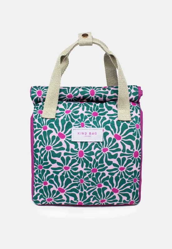 Lunch bags with a ventilation system to keep food freshLunch Bag | Abstract Flowers