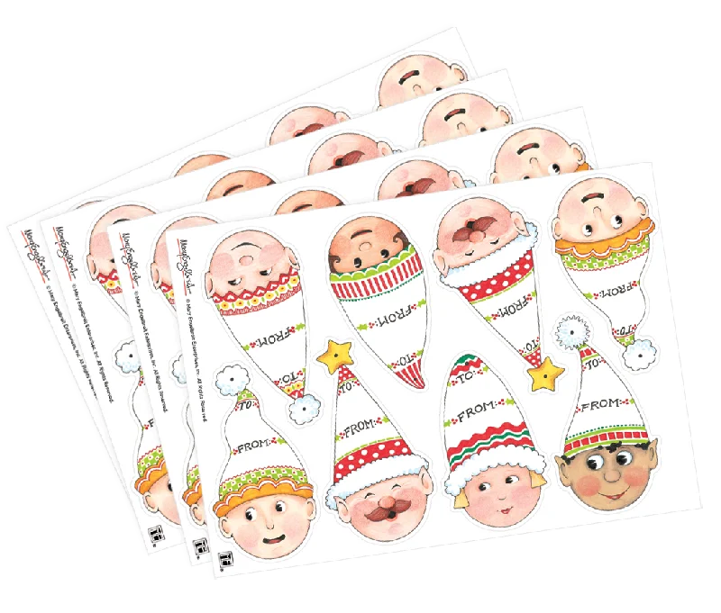 Merry Elves Gift Tags