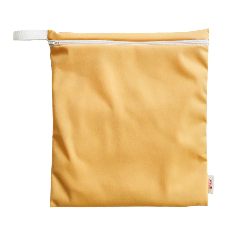 Hanging storage bags with multiple pockets for bathroom essentialsImse Vimse Medium Wet Bag - Yellow