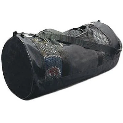 Plain Black Mesh Gym Gear Duffel Bag Martial Arts Equipment Karate Supplies TKD