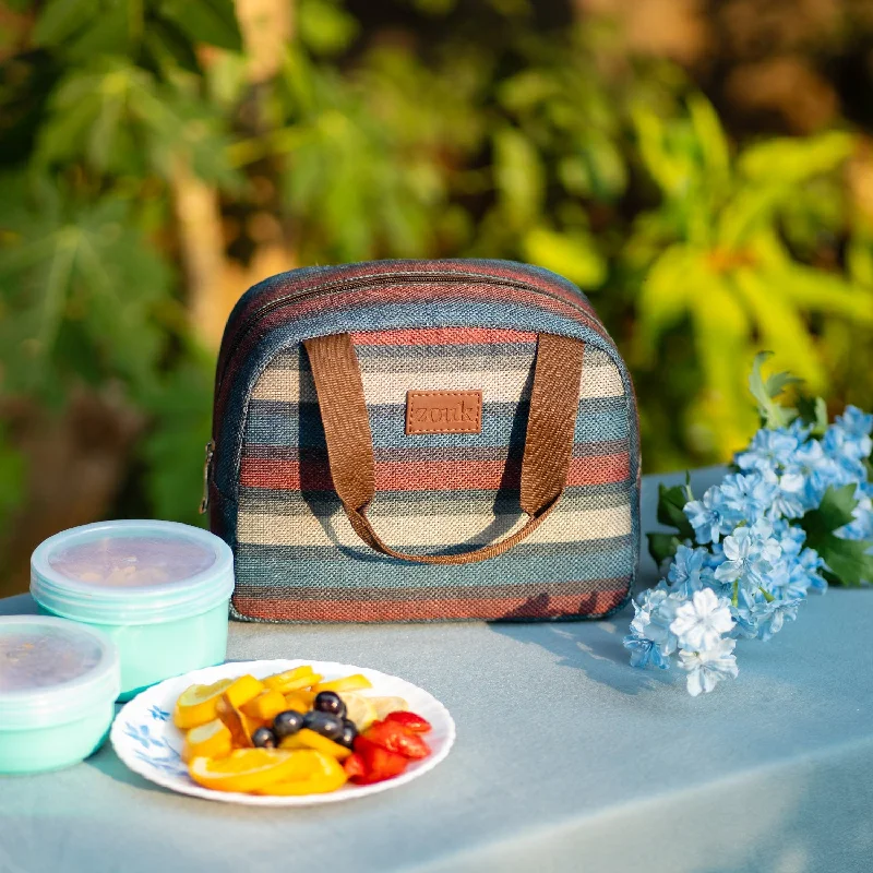 Designer lunch bags with a high - end brand logo for luxury usersMysore Mosaic Lunch Bag