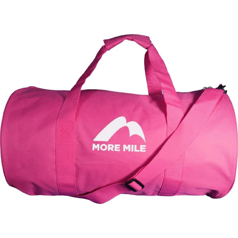 Military-style gym bags with MOLLE webbing for attaching extra gearMore Mile Barrel Holdall - Pink