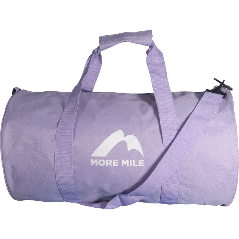 Gym bags with a detachable toiletry kit for post-workout convenienceMore Mile Barrel Holdall - Purple