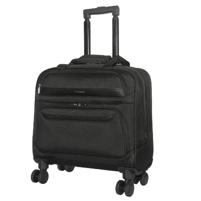 Lightweight nylon laptop bag with a 17-inch padded sleeve for daily commuters16” Transit 4-Wheel Rolling Laptop Case