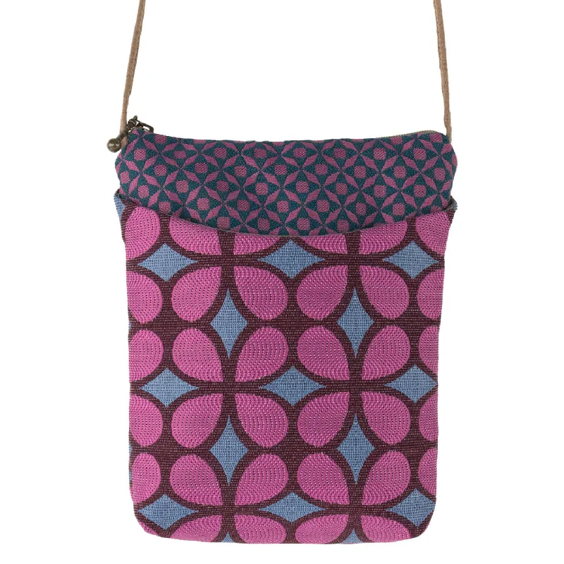 Convertible men's crossbody bag that can be worn as a shoulder bagBusy Bee Crossbody -Mod Fuchsia