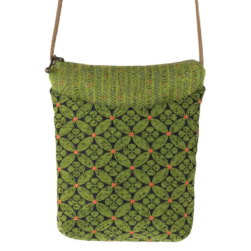 Canvas men's crossbody bag with a rustic, casual styleBusy Bee Crossbody-Petal Olive