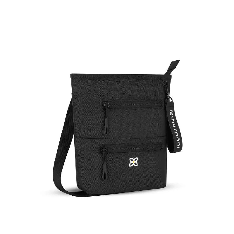 Men's crossbody bag with multiple interior pockets for organizationSadie Crossbody Purse - Raven