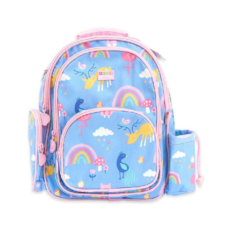 Soft-sided canvas baggage with a retractable handle for flexibilityPENNY SCALLAN-Backpack Large | Rainbow Days