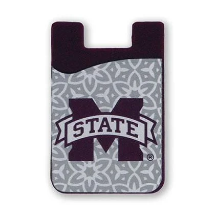 Transparent phone wallets with colored accentsCell Phone Wallet - Mississippi State University