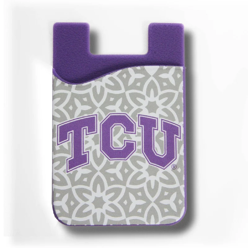 Phone wallets with elastic bands for holding receiptsCell Phone Wallet - Texas Christian University