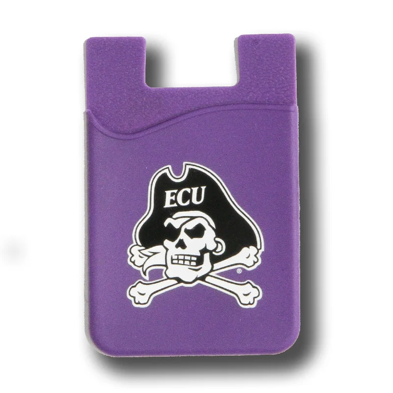 Phone wallets with elastic bands for holding receiptsCell Phone Wallet - East Carolina Pirates