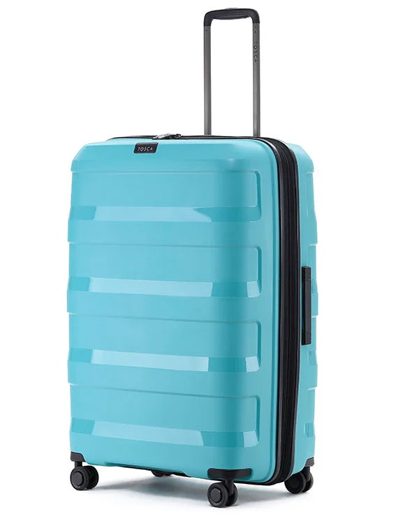 Lightweight expandable polyester baggage with spinner wheels for easy maneuveringCOMET 29″ TROLLEY CASE