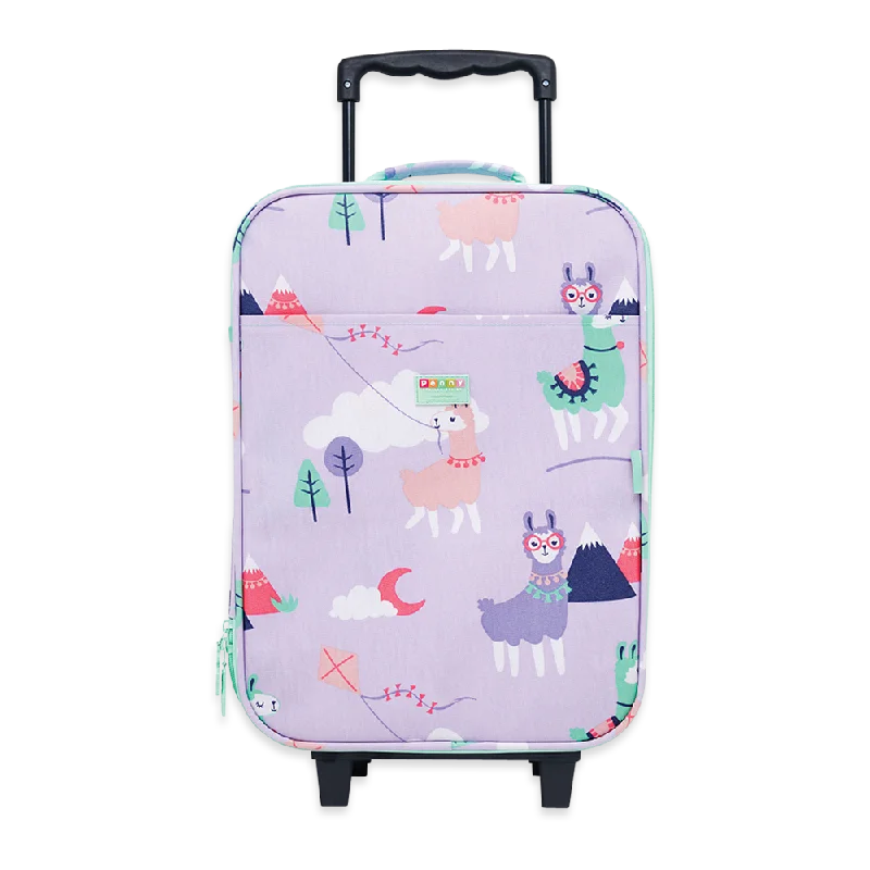 Lightweight expandable polyester baggage with spinner wheels for easy maneuveringKids' 2 Wheel Suitcase — Loopy Llama