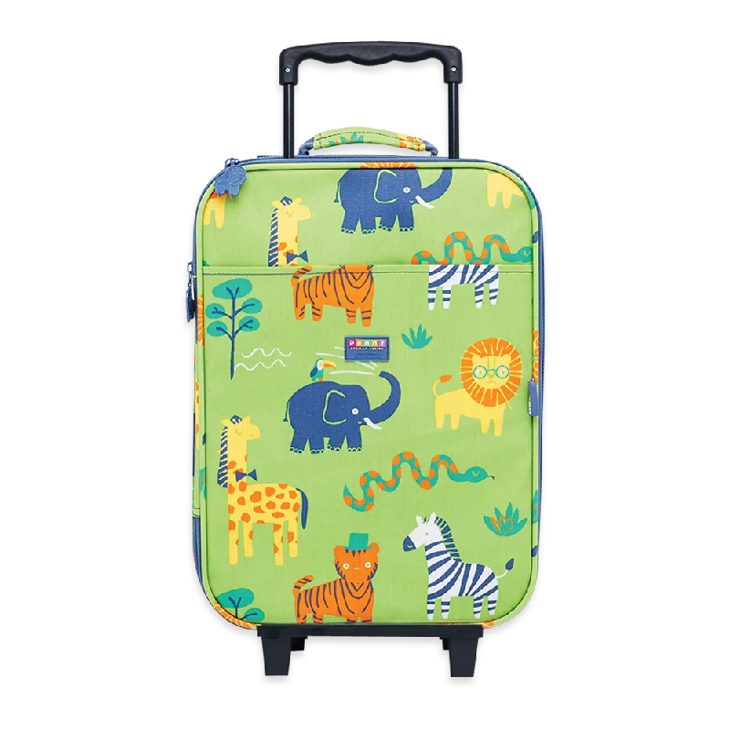 Fashionable checked baggage with a unique pattern for easy identification at the airportKids' 2 Wheel Suitcase — Wild Thing