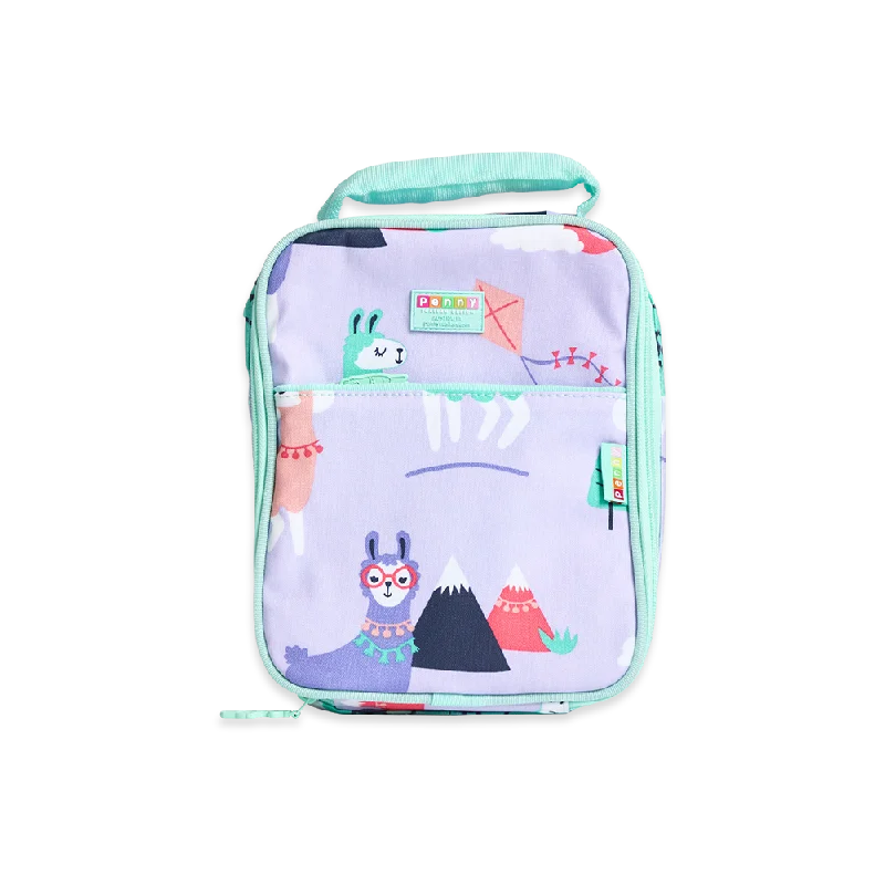 TSA-approved combination lock equipped baggage for airport securityLarge Insulated Lunch Bag - Loopy Llama