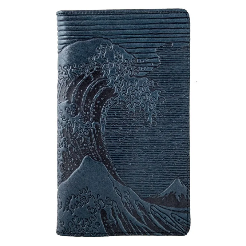 Silicone phone wallets with card slots for Samsung Galaxy S24Smartphone Wallet, Hokusai Wave