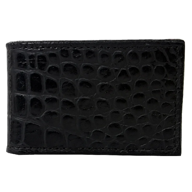 Money clips vs traditional walletsMC48 - Black Gator Print Money Clip