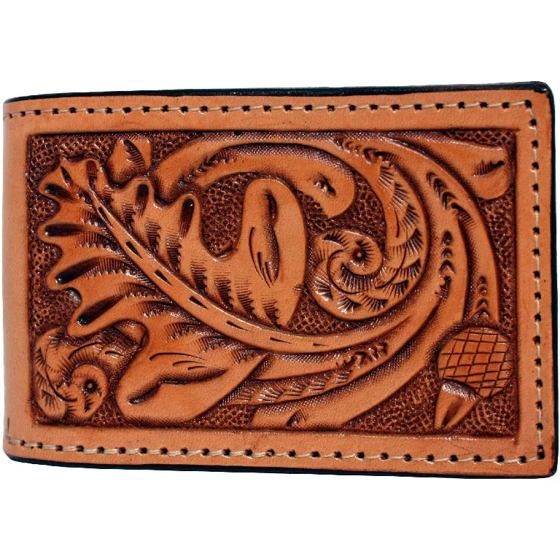 Lightweight money clips for travelMC94 - Hand-Tooled Money Clip