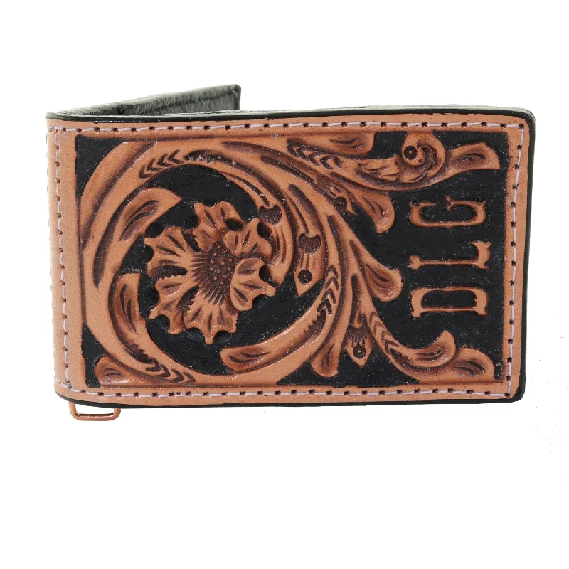 Custom money clips for corporate giftsMC97 - Hand-Tooled Money Clip