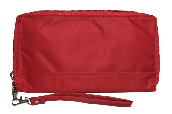 Phone wallets with hidden pockets for valuablesPanther Clutch Red