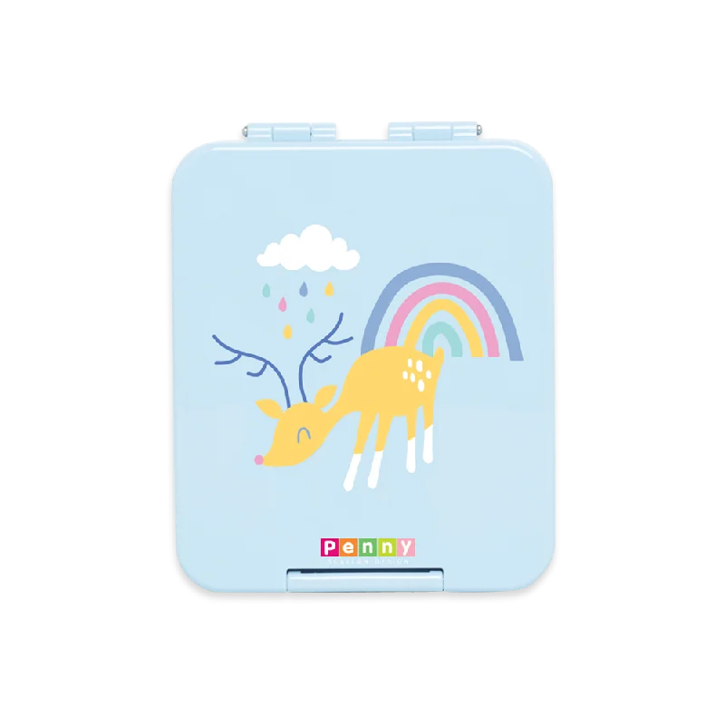 Soft-sided canvas baggage with a retractable handle for flexibilityPENNY SCALLAN | Mini Bento Box | Rainbow Days