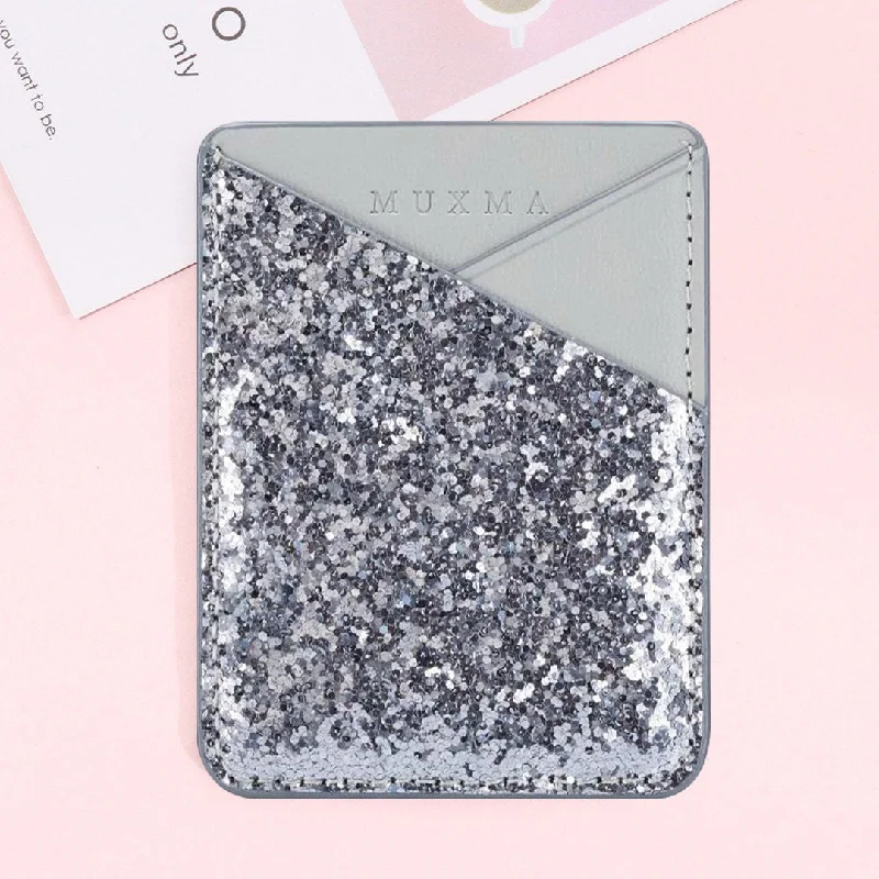 Phone wallets for OnePlus 12Silver Bling Card Holder