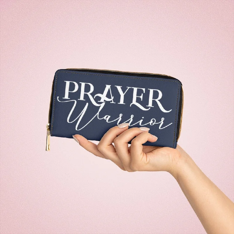 Phone wallets for Xiaomi 14 UltraWristlet Phone Wallet, Dark Blue and White Prayer Warrior Graphic Purse