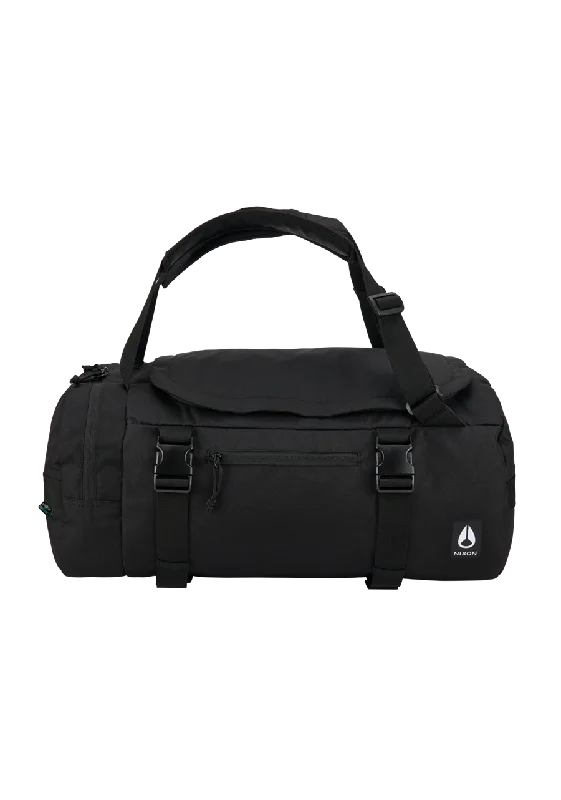 Smart duffel bags with integrated charging ports for electronic devicesEscape 45L Duffel - Black