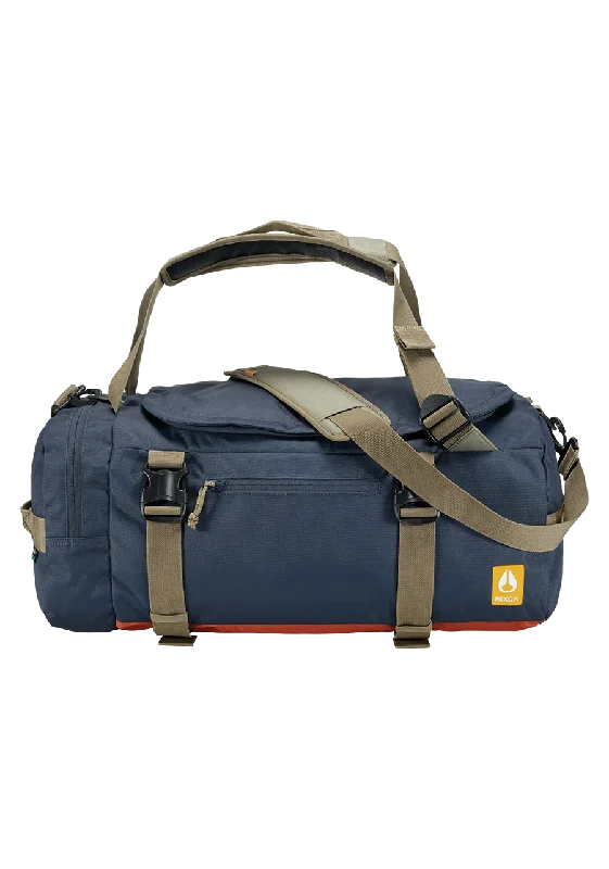 Canvas duffel bags with reinforced corners for increased durabilityEscape 45L Duffel - Navy / Multi