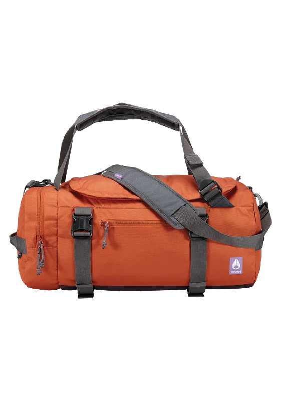 Waterproof PVC duffel bags for water sports and beach vacationsEscape 45L Duffel - Vintage Orange Multi