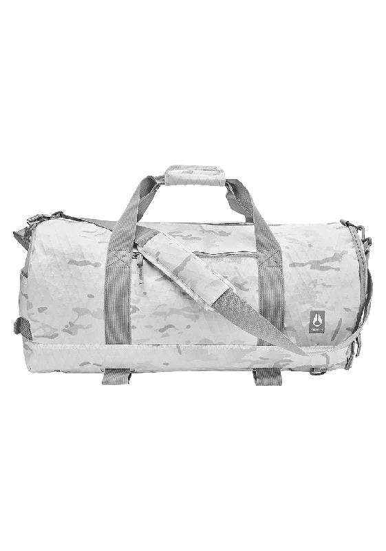 Vintage-inspired duffel bags with a distressed finish for a retro aestheticPipes 45L Duffle - Alpine Multicam