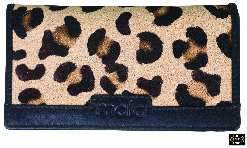 Camouflage - printed coin and key purses for huntersMala Leather Matrah Collection Leather Animal Print Purse 3582_90