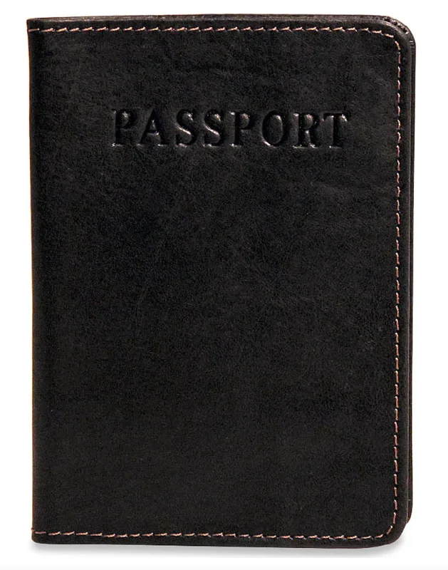 Monogrammed Leather Passport Covers & Wallets as Personalized GiftsJack Georges Voyager RFID Passport Cover