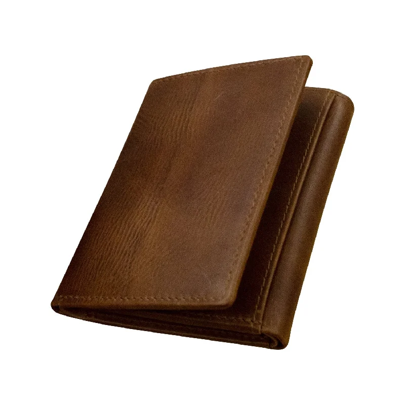 Money clips for holding large amounts of cashMen's Trifold Wallet with Back I.D.