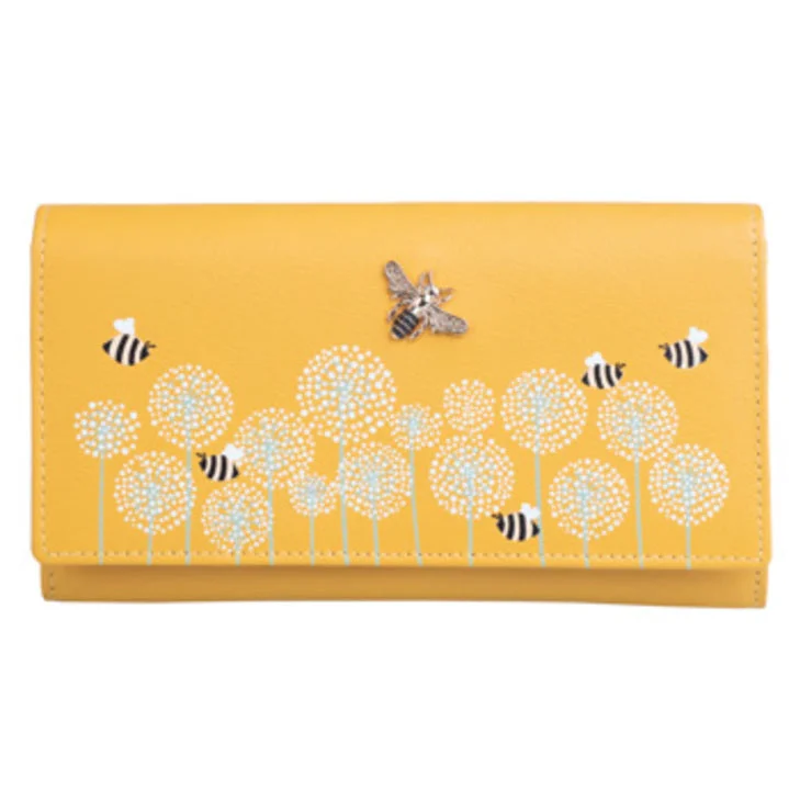 RFID - blocking coin and key purses for security - conscious usersMoonflower Matinee Bee Purse