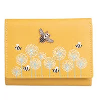 Camouflage - printed coin and key purses for huntersMoonflower Tri Fold Bee Purse