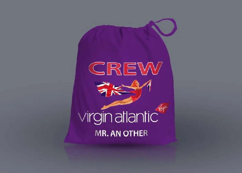 Vegan Leather Passport Covers & Wallets for Environmentally Conscious PeopleVirgin Atlantic Crew-Personalised Shoe Bag