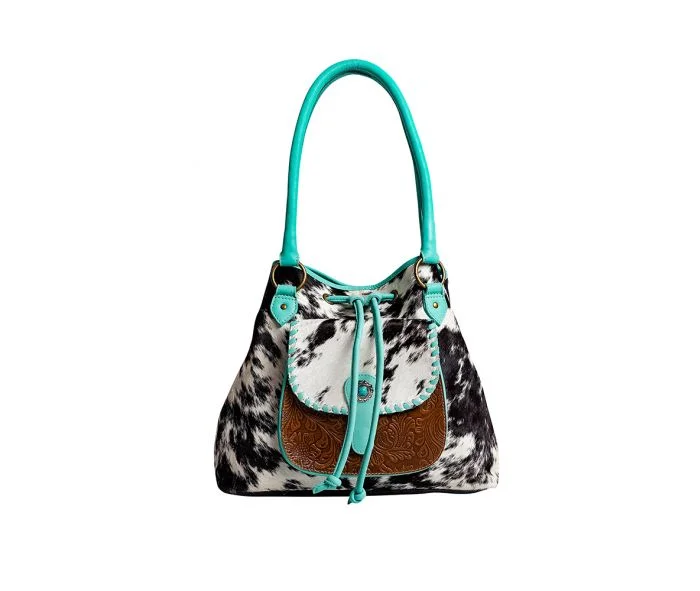 Magnetic - closure coin and key purses for easy accessMyra Bag: "BRYERSTON BUCKET BAG"