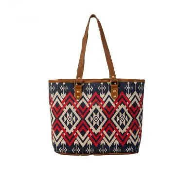 Magnetic - closure coin and key purses for easy accessMyra Bag: "CHACO WEAVER TOTE BAG"