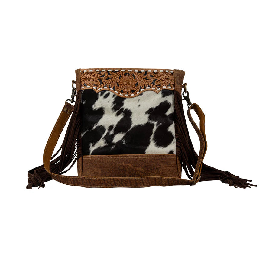 Camouflage - printed coin and key purses for huntersMyra Bag: "PLAINS ROUNDUP LEATHER & HAIR-ON BAG"