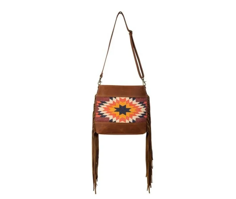 Cartoon - themed coin and key purses for kidsMyra Bag: "SEDONA STAR FRINGED SHOULDER BAG"