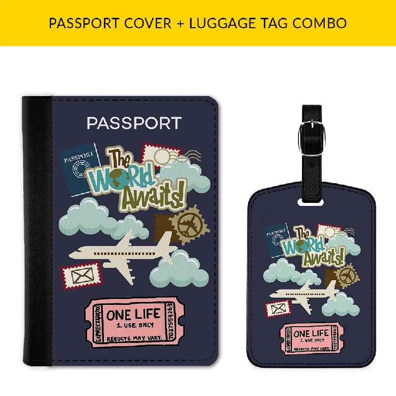 Camouflage-Patterned Passport Covers & Wallets for Hunters and MilitariesOne Life Passport & Luggage Tag Combo