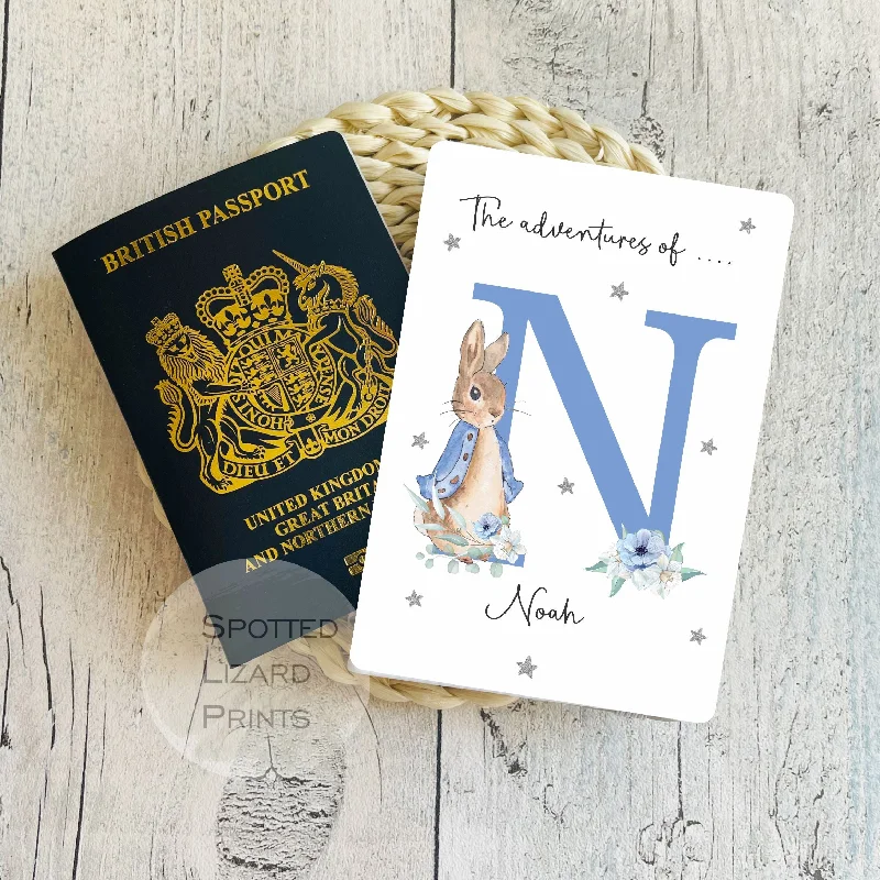 Monogrammed Leather Passport Covers & Wallets as Personalized GiftsPersonalised First Passport Cover - 1st Passport Holder - Peter Rabbit Passport Cover - Baby Passport Holder - First Holiday - New Baby Gifts